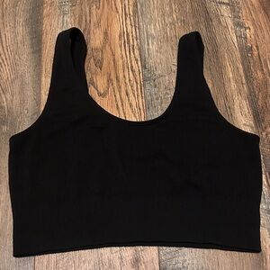 ~*~ Boody Ribbed Seamless Bra Black M ~*~
